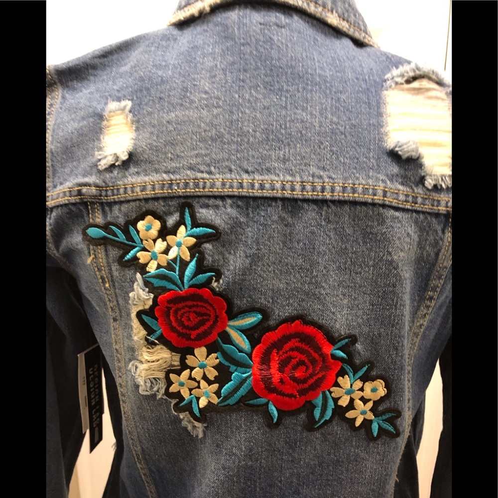 Design Lab distresses Denim jacket - Picture 4 of 4